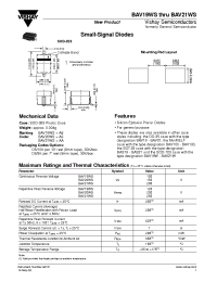 Datasheet BAV19WS...BAV21WS manufacturer General Semiconductor