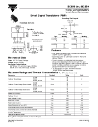 Datasheet BC856...BC859 manufacturer General Semiconductor