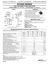 Datasheet BY229X manufacturer General Semiconductor