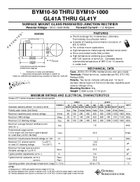 Datasheet BYM10-100 manufacturer General Semiconductor