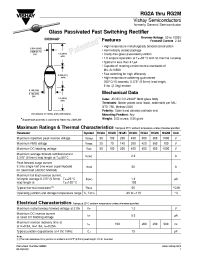 Datasheet BYW54...BYW56 manufacturer General Semiconductor