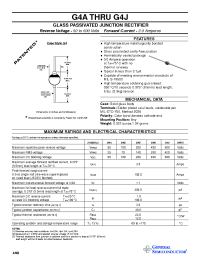 Datasheet BYW76 manufacturer General Semiconductor