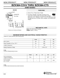 Datasheet BZX384-B11 manufacturer General Semiconductor