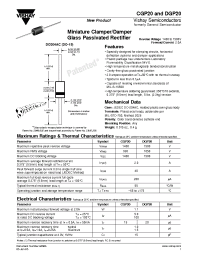 Datasheet CGP20andDGP20 производства General Semiconductor