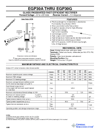 Datasheet EGP30F manufacturer General Semiconductor