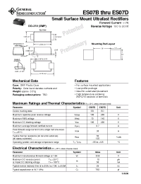 Datasheet ES07D manufacturer General Semiconductor