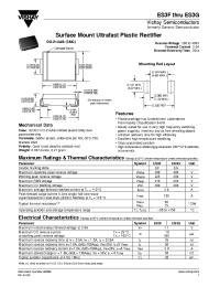 Datasheet ES3FandES3G manufacturer General Semiconductor