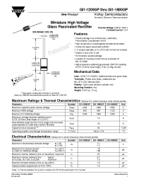 Datasheet GI1-1600GP manufacturer General Semiconductor