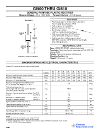 Datasheet GI500 manufacturer General Semiconductor