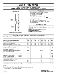 Datasheet GI756 manufacturer General Semiconductor