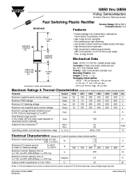 Datasheet GI850...GI858 manufacturer General Semiconductor