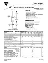 Datasheet GI910...GI917 manufacturer General Semiconductor