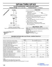 Datasheet GP10V manufacturer General Semiconductor