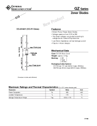 Datasheet GZ161 manufacturer General Semiconductor