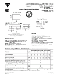 Datasheet JAN1N6807UEG2 manufacturer General Semiconductor