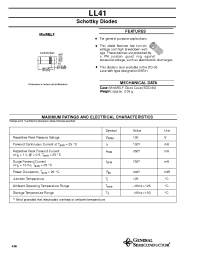 Datasheet LL41 manufacturer General Semiconductor