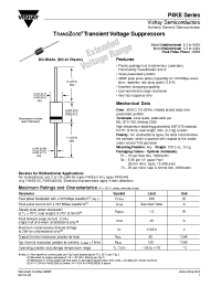 Datasheet P4KE6.8...P4KE440CA manufacturer General Semiconductor