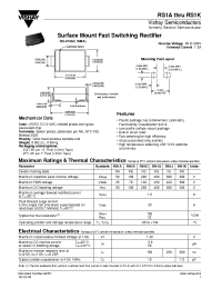 Datasheet RS1A...RS1K производства General Semiconductor