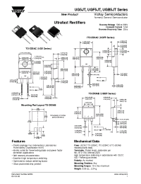 Datasheet UG5HT...UG5JT manufacturer General Semiconductor