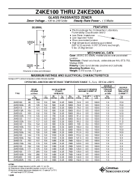 Datasheet Z4KE180A manufacturer General Semiconductor