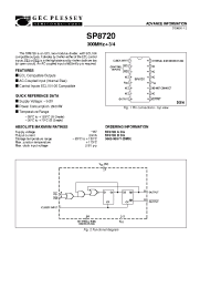 Datasheet SP8720 manufacturer GEC