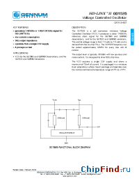 Datasheet GO1525-CTA manufacturer Gennum