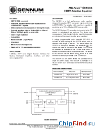 Datasheet GS1504-CKD manufacturer Gennum