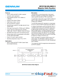 Datasheet GS1574A manufacturer Gennum