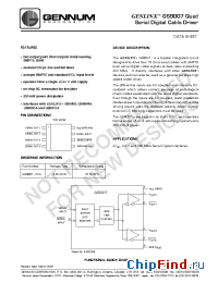 Datasheet GS9007-CKA manufacturer Gennum