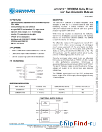 Datasheet GS9008A manufacturer Gennum