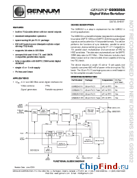 Datasheet GS9022A производства Gennum