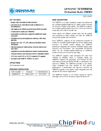 Datasheet GS9023A manufacturer Gennum