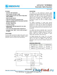 Datasheet GS9024-CTB manufacturer Gennum