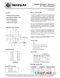 Datasheet GX4404-CDC manufacturer Gennum