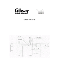 Datasheet GHB-3M15-B manufacturer Gilway