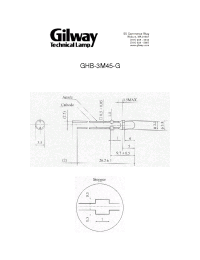 Datasheet GHB-3M45-G manufacturer Gilway