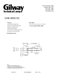 Datasheet GHB-3M50-R2 manufacturer Gilway