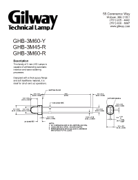Datasheet GHB-3M60-Y производства Gilway