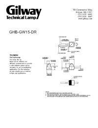 Datasheet GHB-GW15-DR manufacturer Gilway