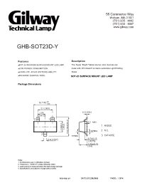 Datasheet GHB-SOT23D-Y manufacturer Gilway
