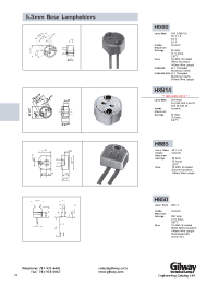 Datasheet H706 manufacturer Gilway