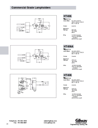 Datasheet HT400 manufacturer Gilway