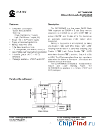 Datasheet GLT6400M08LL-85FC manufacturer G-Link