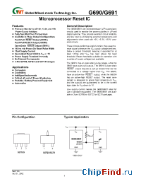 Datasheet G690H293T21 manufacturer GMT