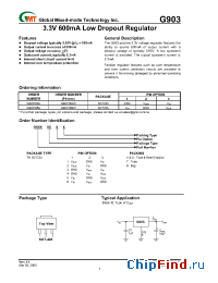 Datasheet G903T62U manufacturer GMT
