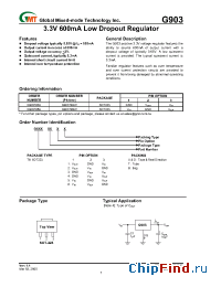 Datasheet G903T64B manufacturer GMT