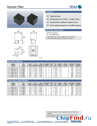 Datasheet CFULA455KC4Y-B0 manufacturer Golledge