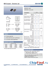Datasheet GSX-6425C4EF manufacturer Golledge