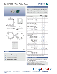 Datasheet GTXO-576 manufacturer Golledge