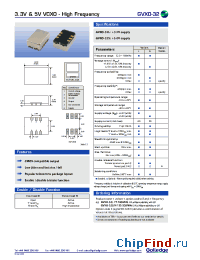 Datasheet GVXO-32L manufacturer Golledge